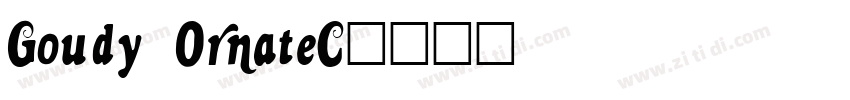 Goudy OrnateC字体转换